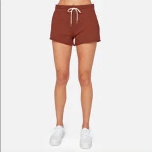Mate the Label Organic Terry Lounge Shorts -Tobacco